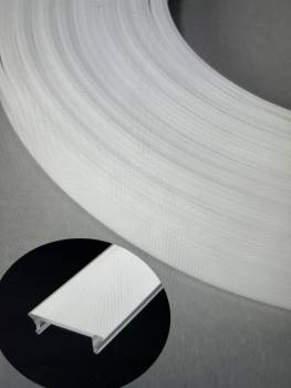 Abdeckungen opal Typ 3, bis 20 Meter in einem möglich, flexible aus Silikon, Preis pro Meter € 4,90